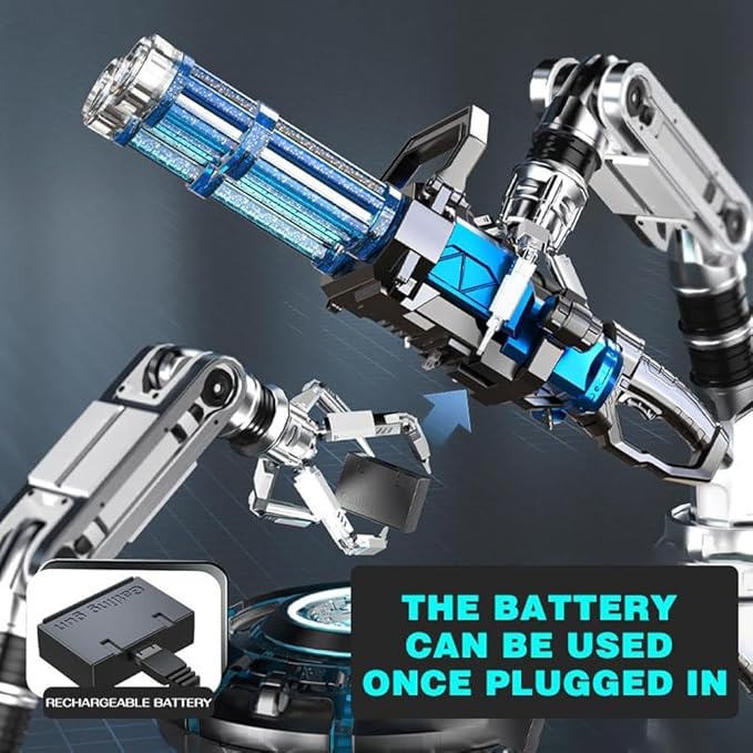 High-Powered Electric Water Minigun Cannon