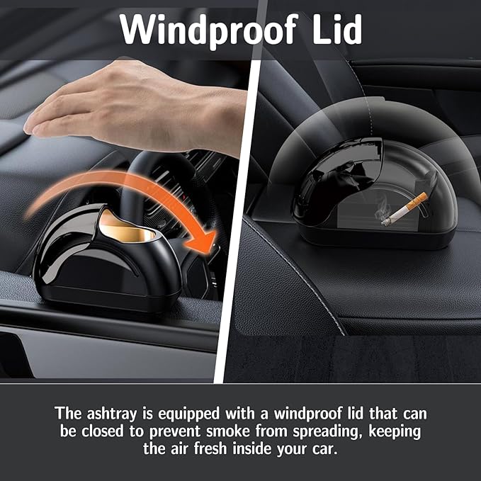 Car Door Ashtray with LED
