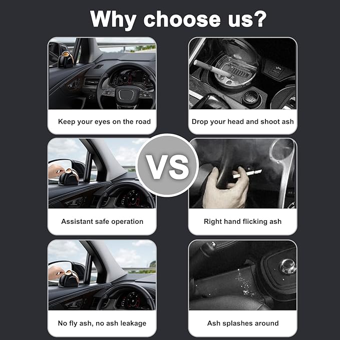 Car Door Ashtray with LED