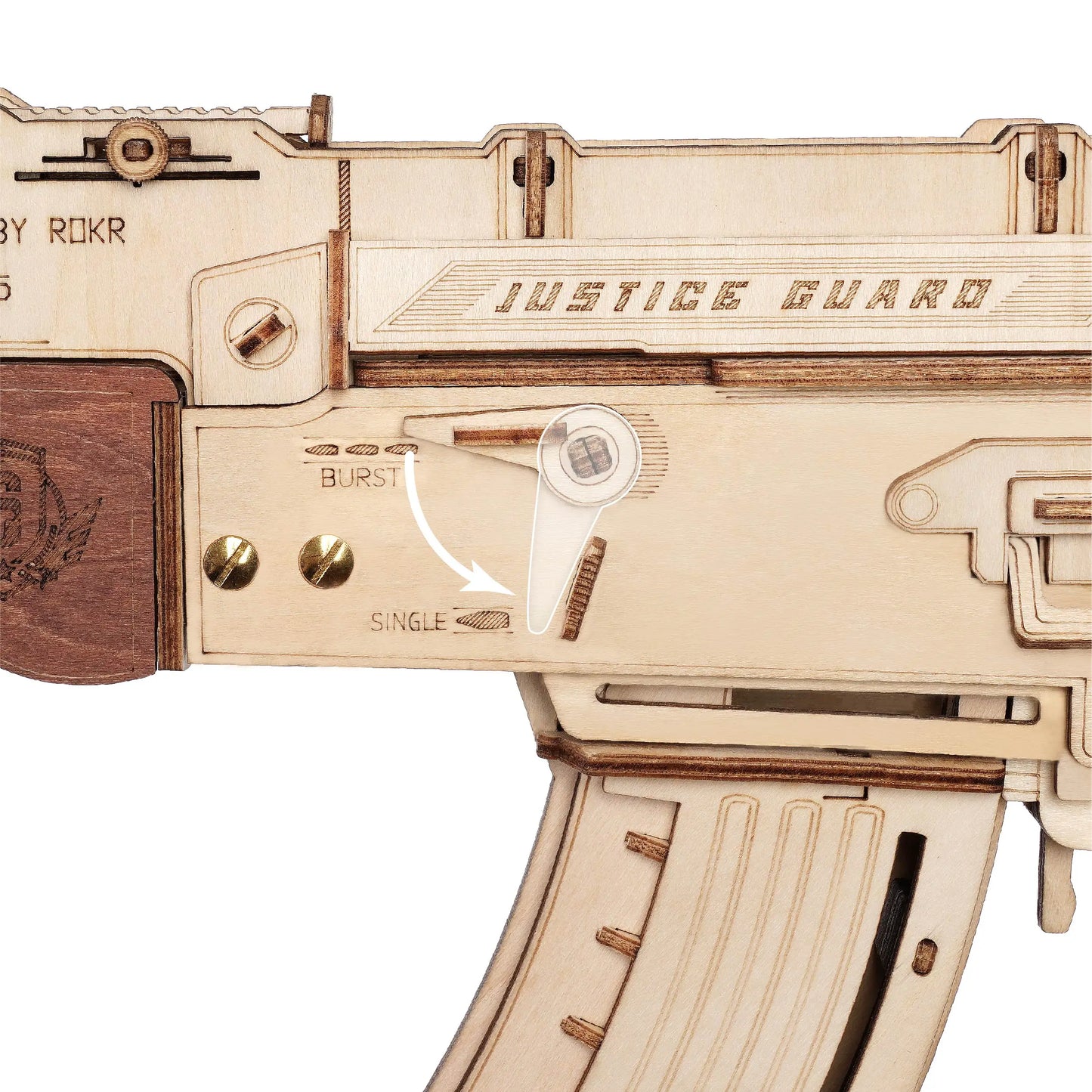 Robotime AK-47 Wooden 3D Puzzle Gun β DIY Mechanical Rifle Model
