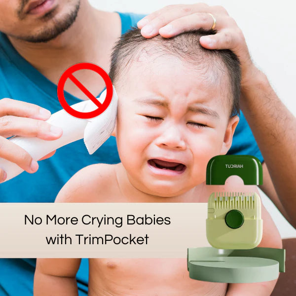 Baby Hair Trimmer, Comb and Cutter 3in1