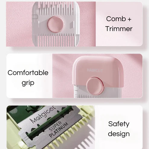 Baby Hair Trimmer, Comb and Cutter 3in1