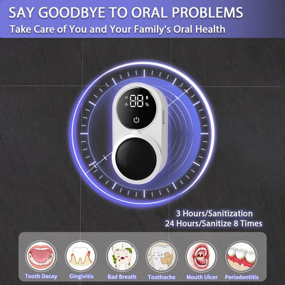 Smart Wall-Mounted Toothbrush Sterilizer