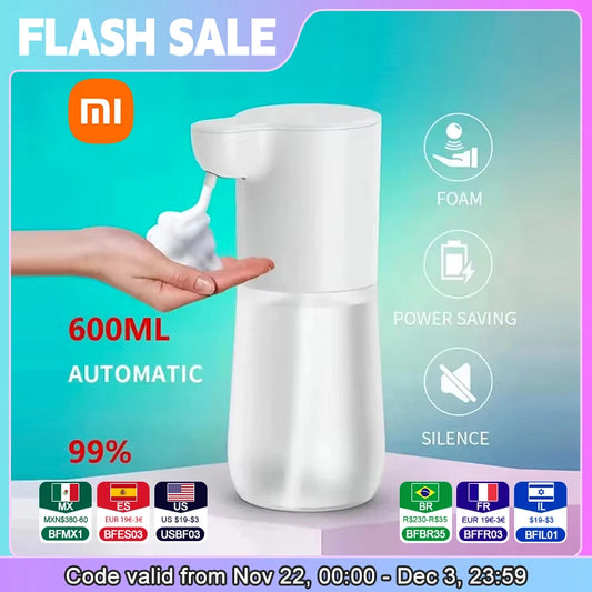 Touchless Foam Soap Dispenser – USB Rechargeable