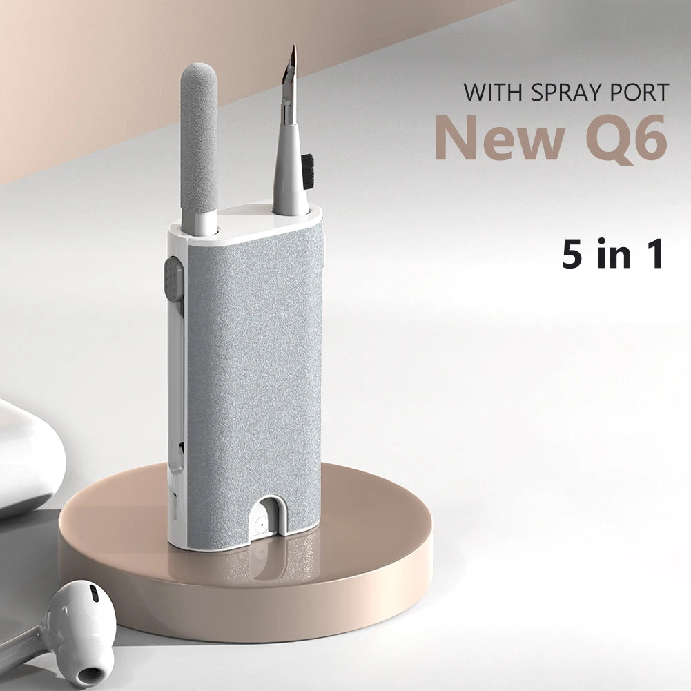 5-in-1 Earbuds & Device Cleaning Kit – Compact Multifunctional Tool