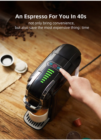 HiBREW 5-in-1 Capsule Coffee Machine – 20 Bar Pressure, Hot & Cold Brew