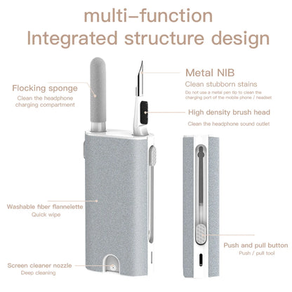 5-in-1 Earbuds & Device Cleaning Kit – Compact Multifunctional Tool