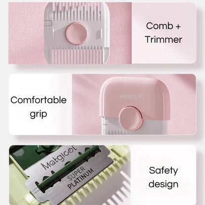Baby Hair Trimmer, Comb and Cutter 3in1